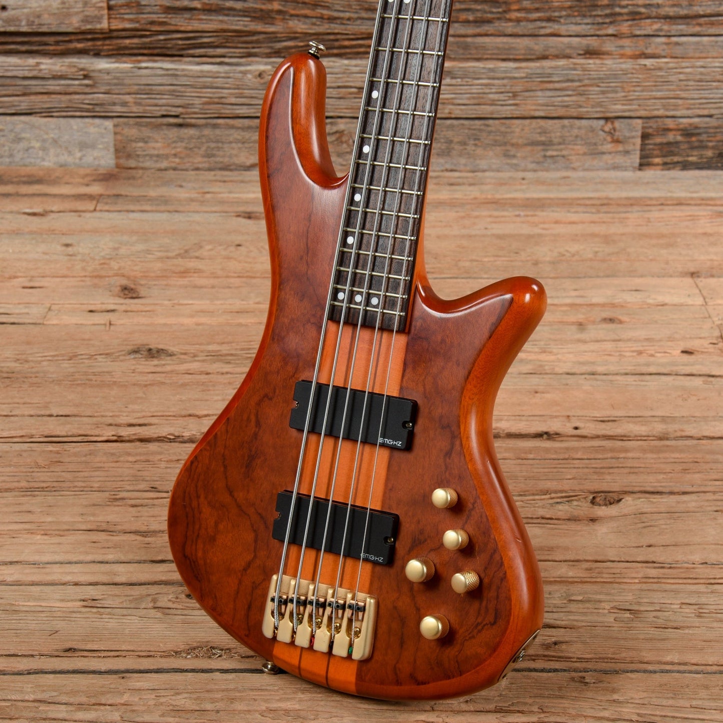 Schecter Stiletto Studio 5 Honey Satin 2010 Bass Guitars / 5-String or More