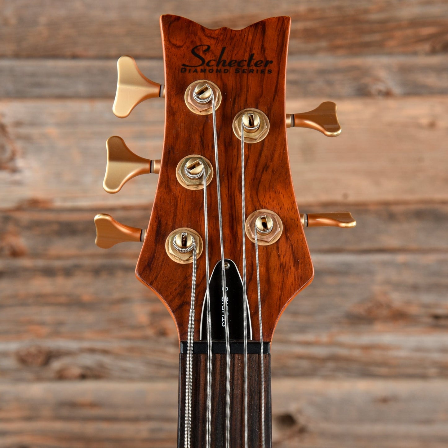 Schecter Stiletto Studio 5 Honey Satin 2010 Bass Guitars / 5-String or More