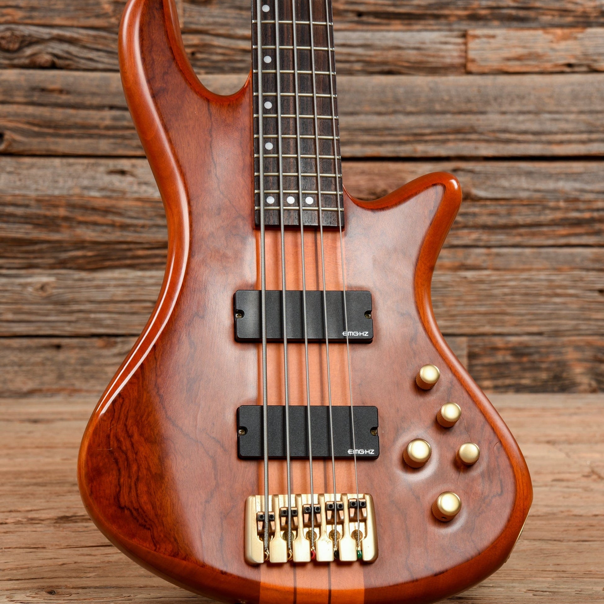 Schecter Stiletto Studio 5 Honey Satin 2010 Bass Guitars / 5-String or More