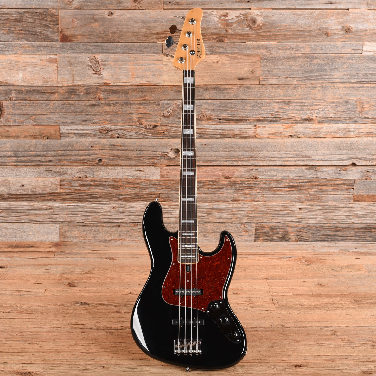 Schecter Custom J Black 2017 Bass Guitars