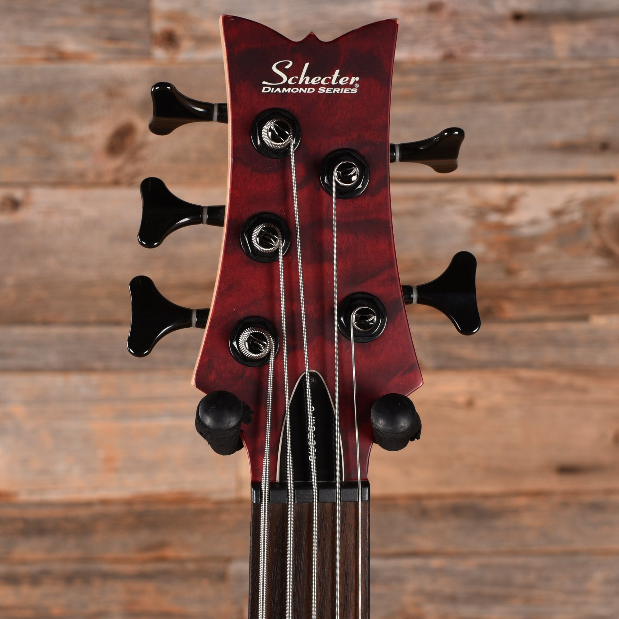 Schecter Stiletto Custom-5 Active Vampyre Red 2014 Bass Guitars