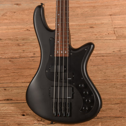 Schecter Stiletto Stealth Satin Black 2025 Bass Guitars