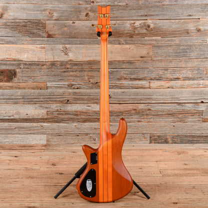 Schecter Stiletto Studio 4 Honey Satin 2016 Bass Guitars
