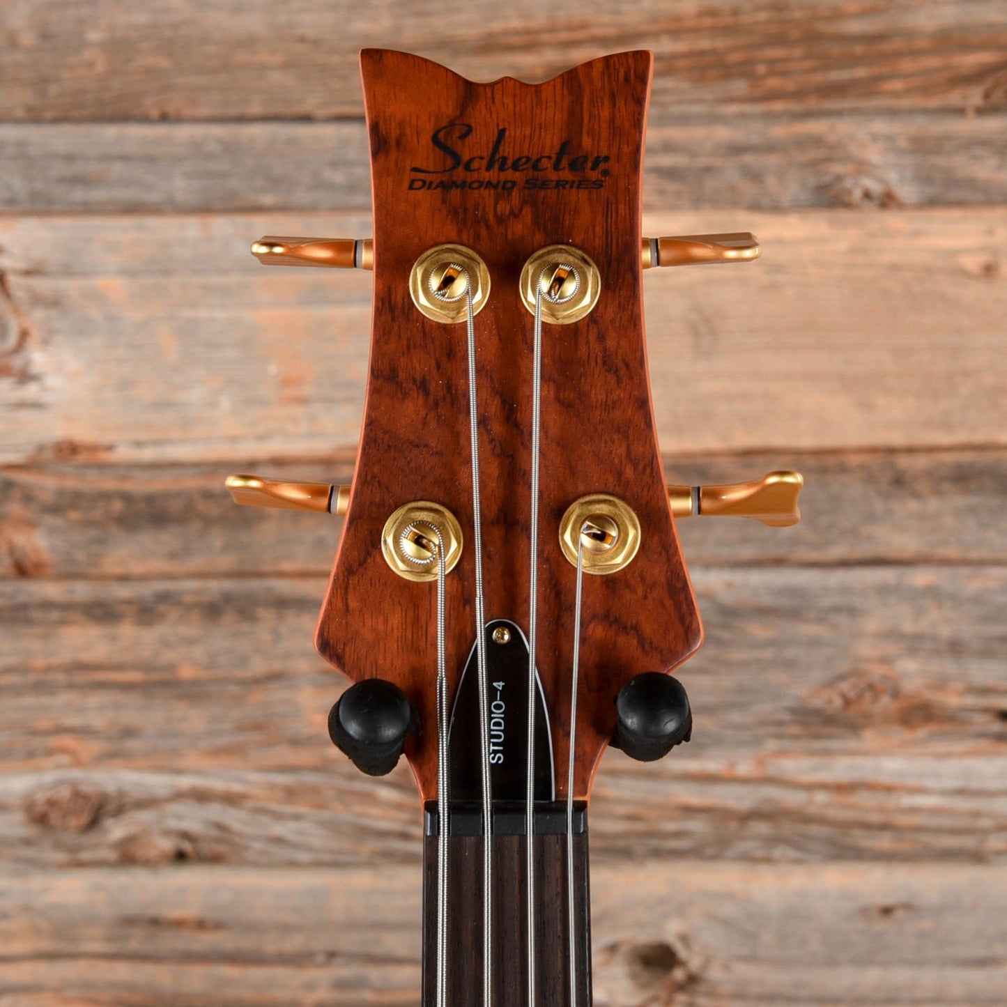 Schecter Stiletto Studio 4 Honey Satin 2016 Bass Guitars