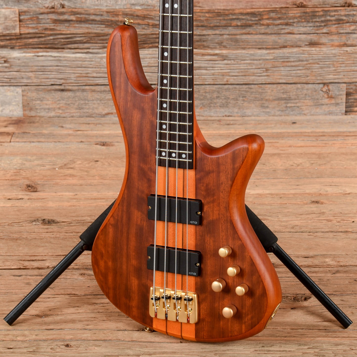 Schecter Stiletto Studio 4 Honey Satin 2016 Bass Guitars