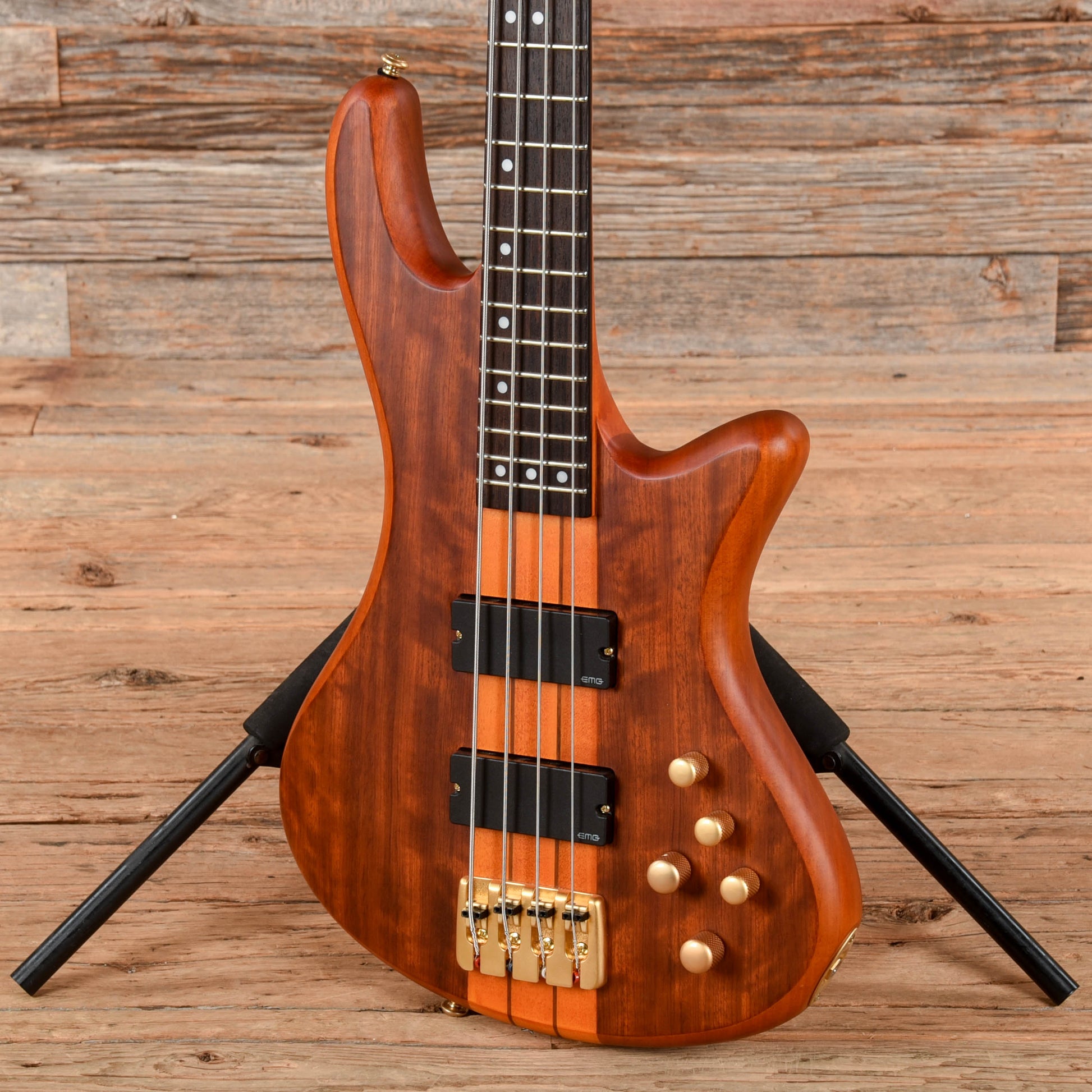 Schecter Stiletto Studio 4 Honey Satin 2016 Bass Guitars