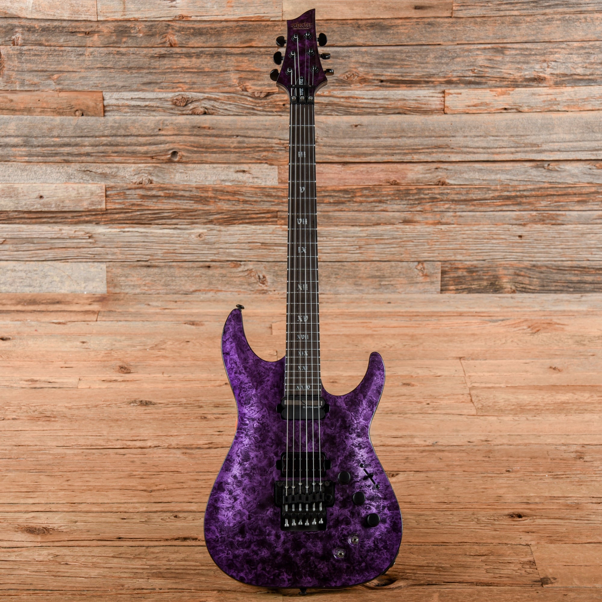 Schecter Apocalyps C1FRS Purple Reign – Chicago Music Exchange