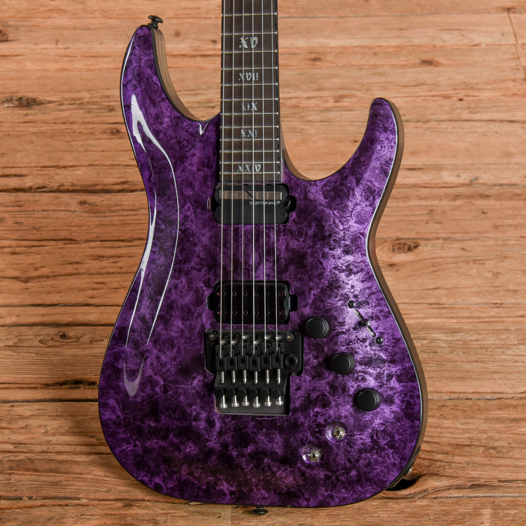 Schecter Apocalyps C1FRS Purple Reign – Chicago Music Exchange
