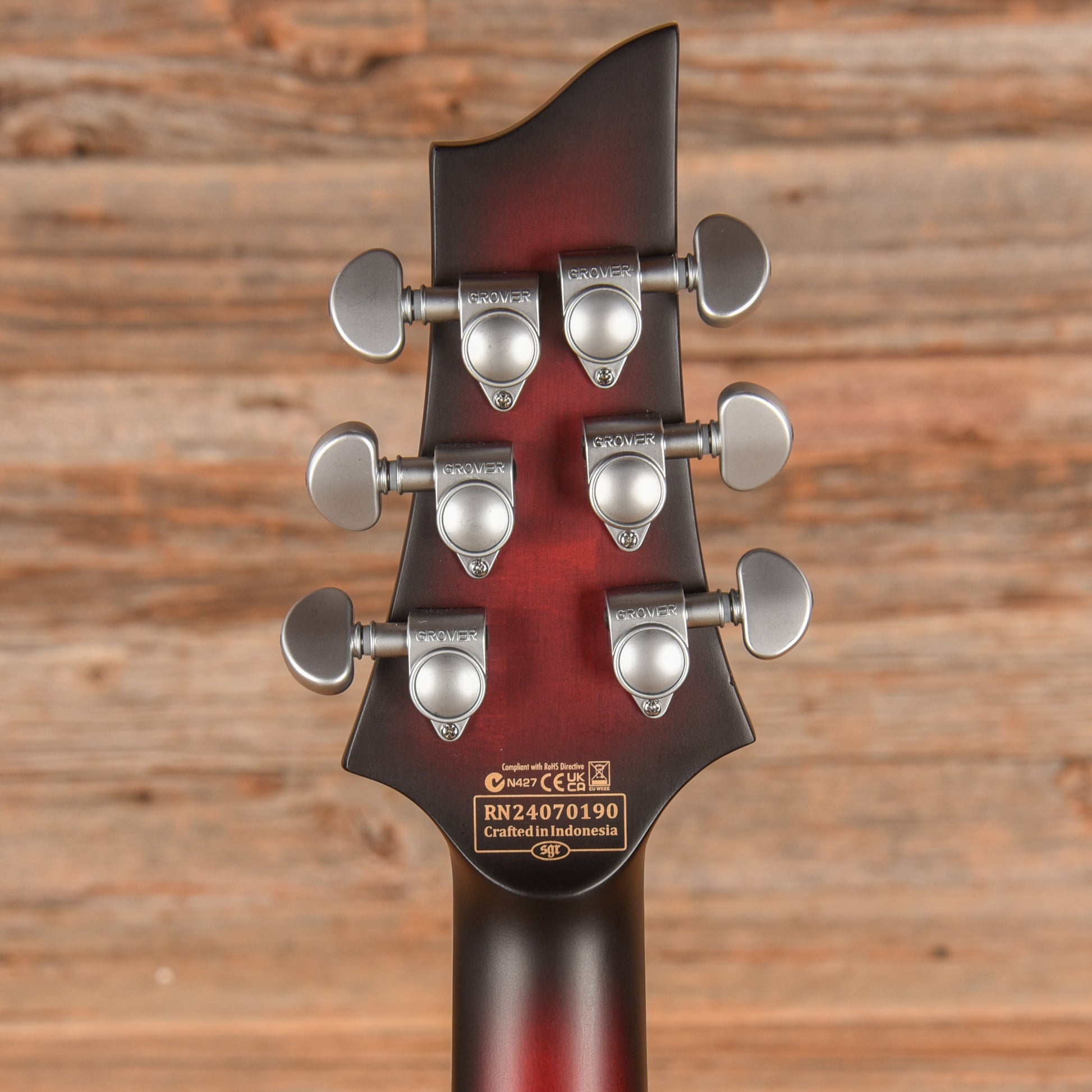 Schecter C-1 Platinum FR S Sustainiac Crimson Red Burst Satin 2024 Electric Guitars