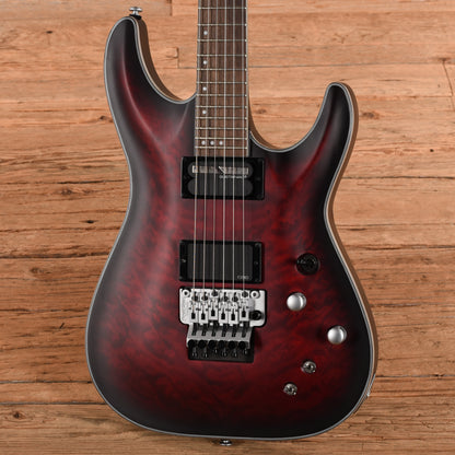Schecter Diamond Series C-1 Platinum FR S Sustainiac Crimson Red Burst Stain 2024 Electric Guitars