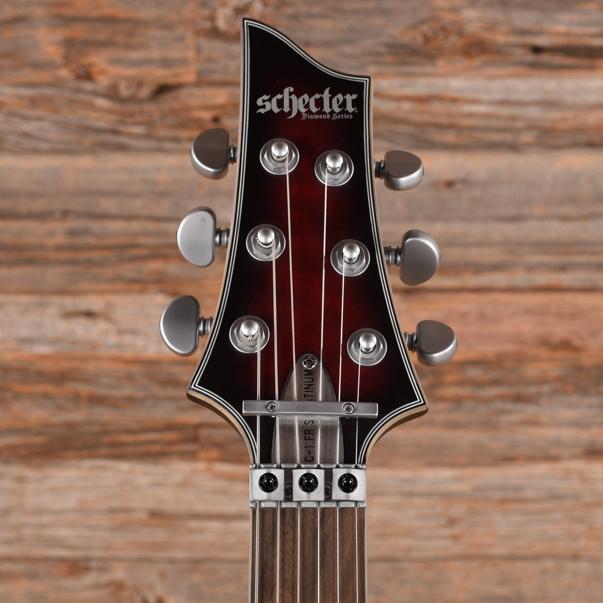 Schecter Diamond Series C-1 Platinum FR S Sustainiac Crimson Red Burst Stain 2024 Electric Guitars