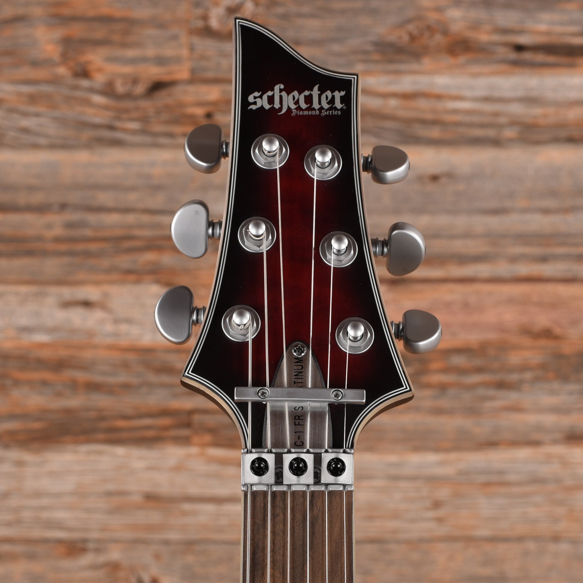 Schecter Diamond Series C-1 Platinum FR S Sustainiac Crimson Red Burst Stain 2024 Electric Guitars
