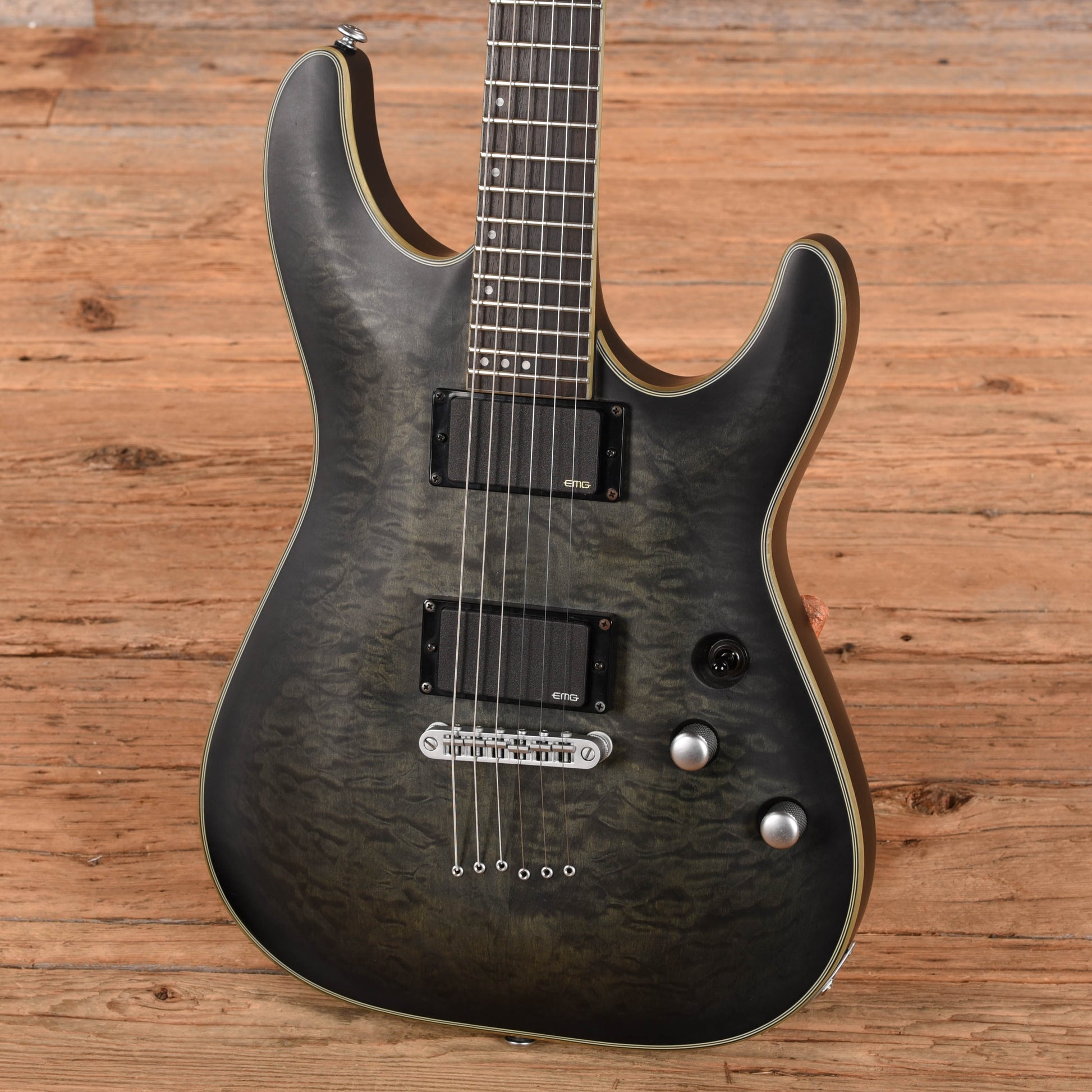 Schecter Diamond Series C-1 Platinum Trans Black 2019 Electric Guitars