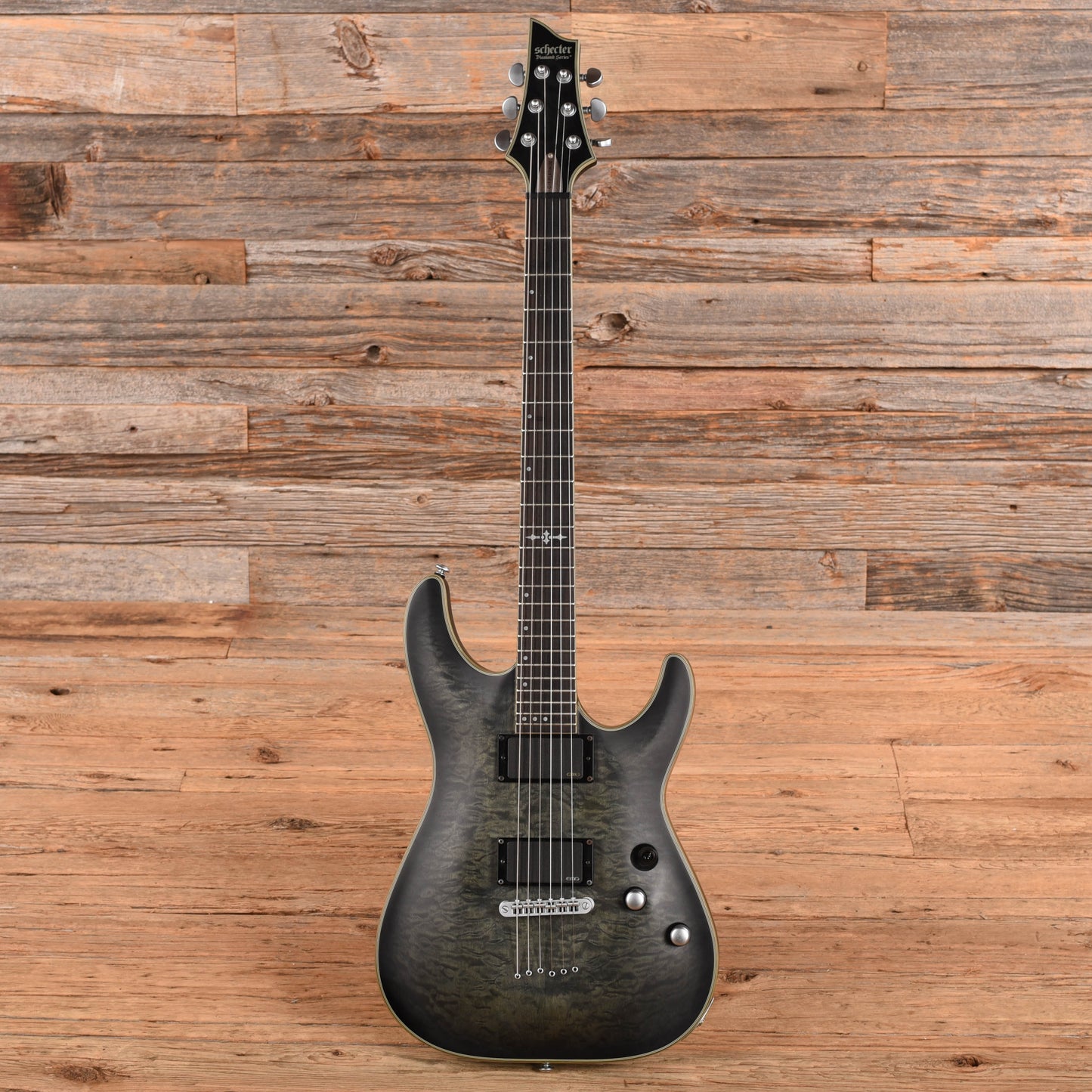 Schecter Diamond Series C-1 Platinum Trans Black 2019 Electric Guitars