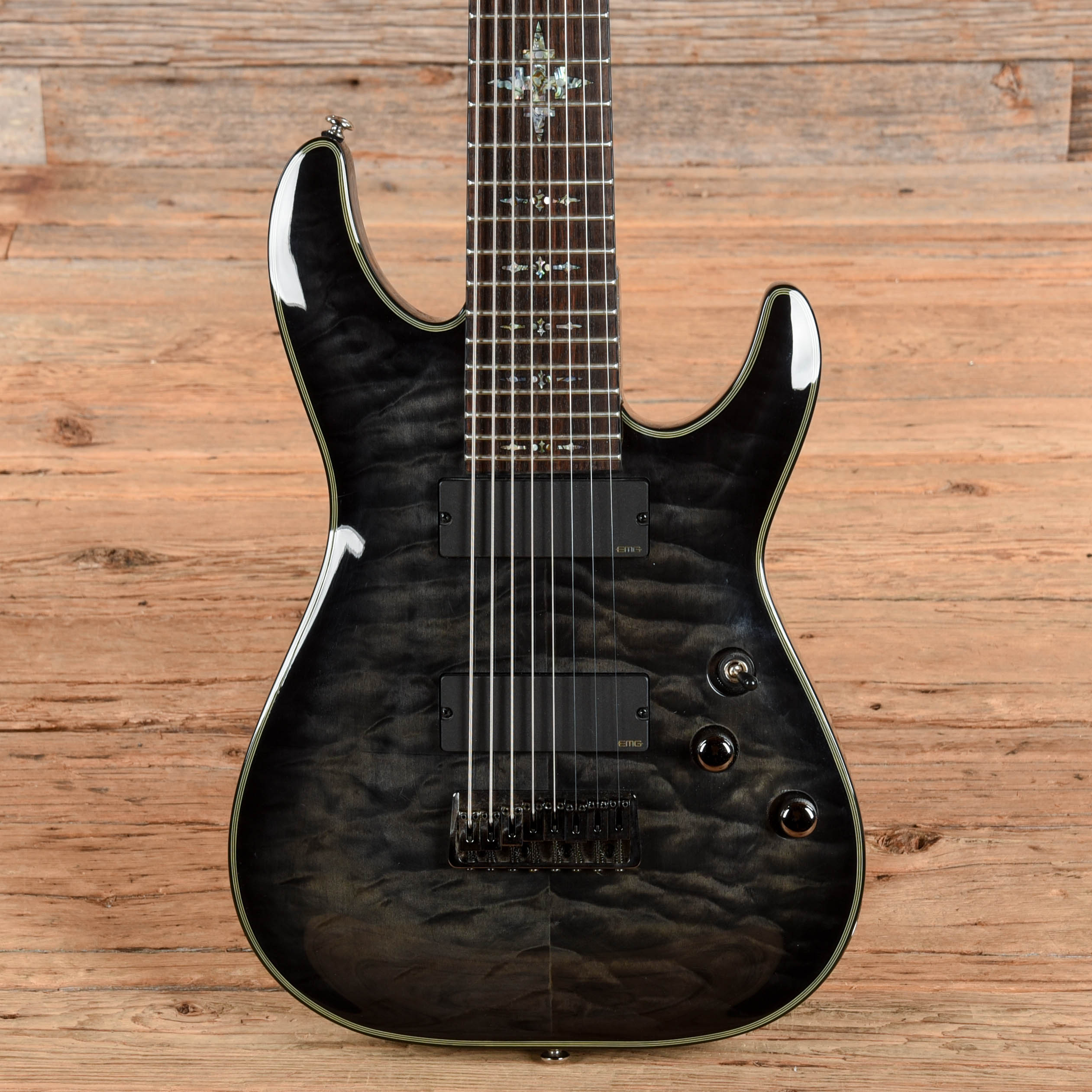 Schecter Diamond Series Damien Elite Trans-Black 2011 – Chicago