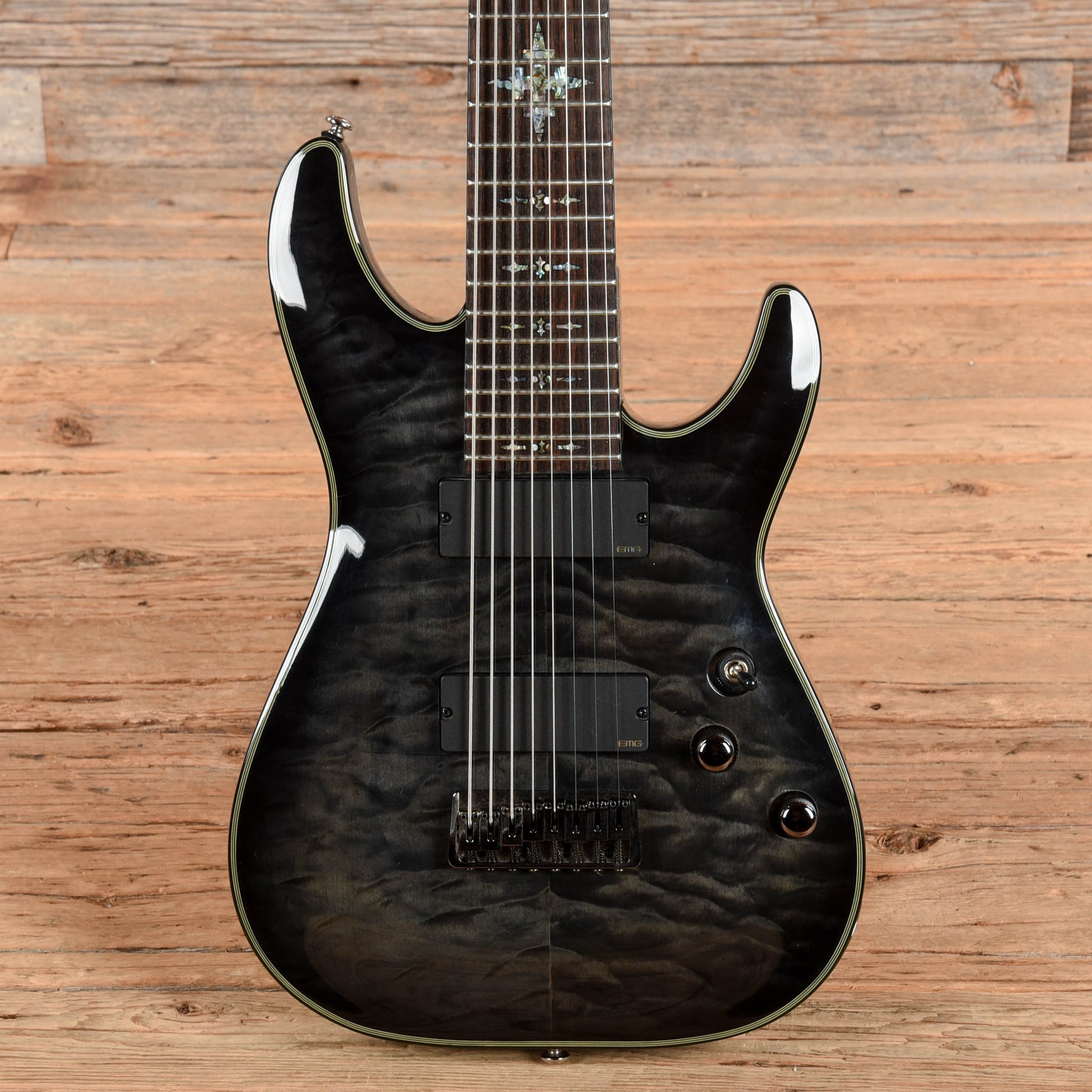 Schecter Diamond Series Damien Elite Trans-Black 2011 Electric Guitars