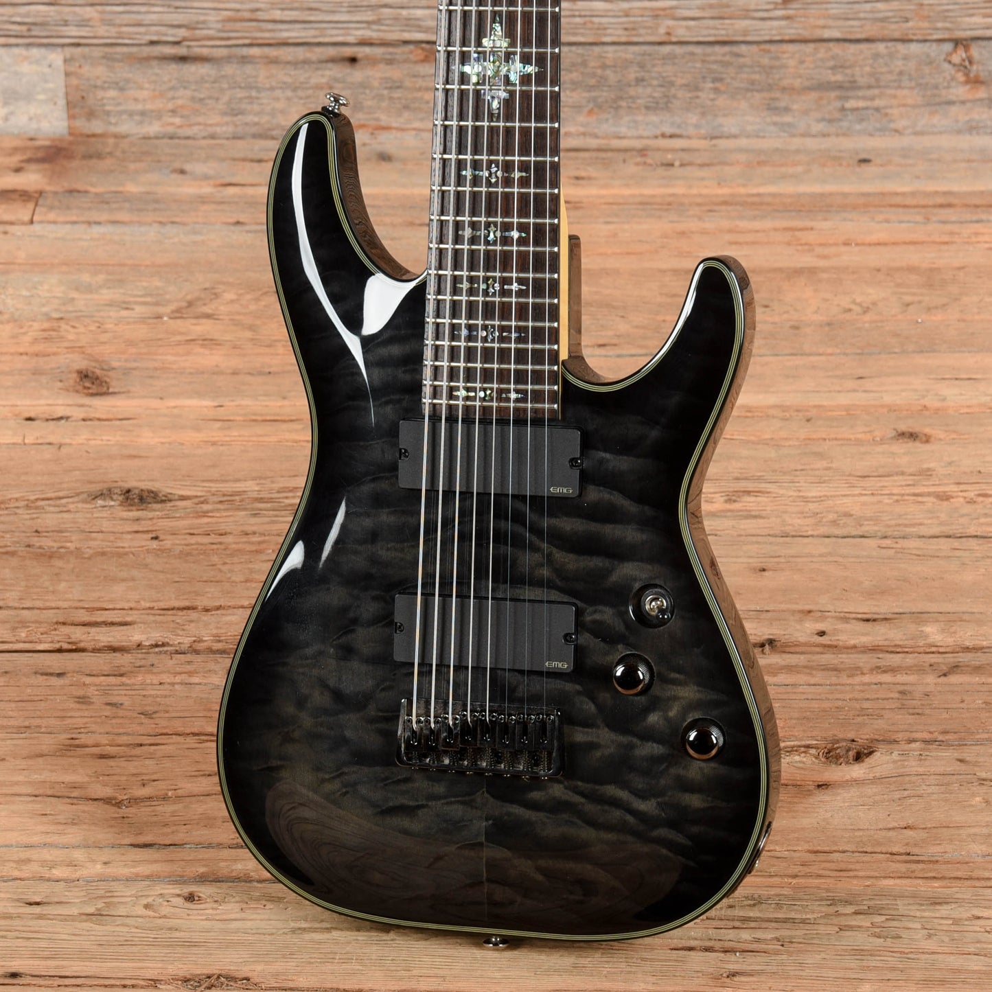 Schecter Diamond Series Damien Elite Trans-Black 2011 Electric Guitars