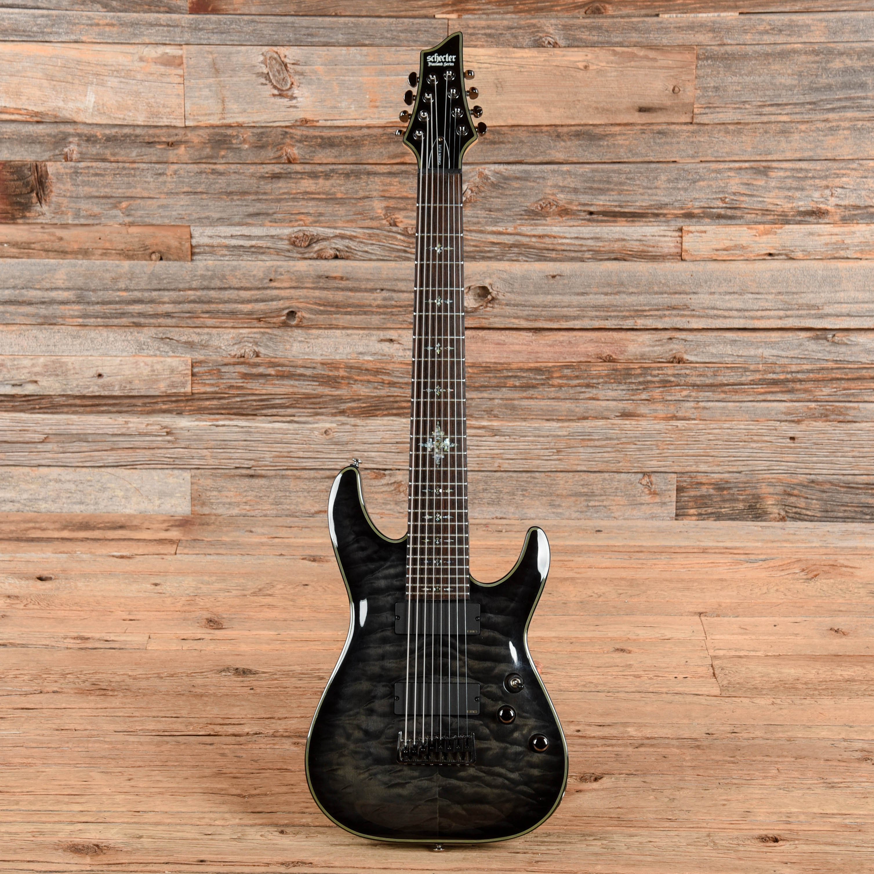 Schecter Diamond Series Damien Elite Trans-Black 2011 – Chicago