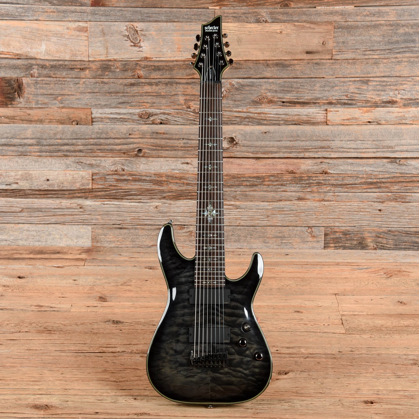 Schecter Diamond Series Damien Elite Trans-Black 2011 Electric Guitars