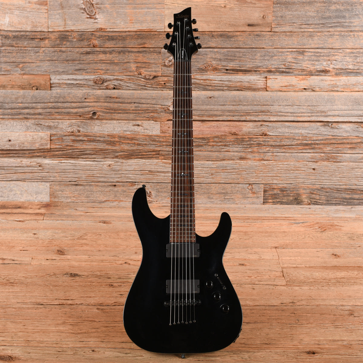 Schecter Diamond Series Hellraiser C-7 Black 2006 Electric Guitars