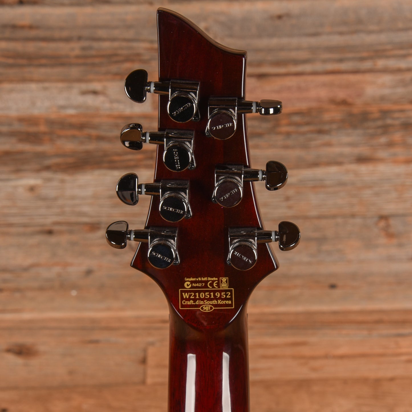 Schecter Hellraiser C-7 Black Cherry 2021 Electric Guitars