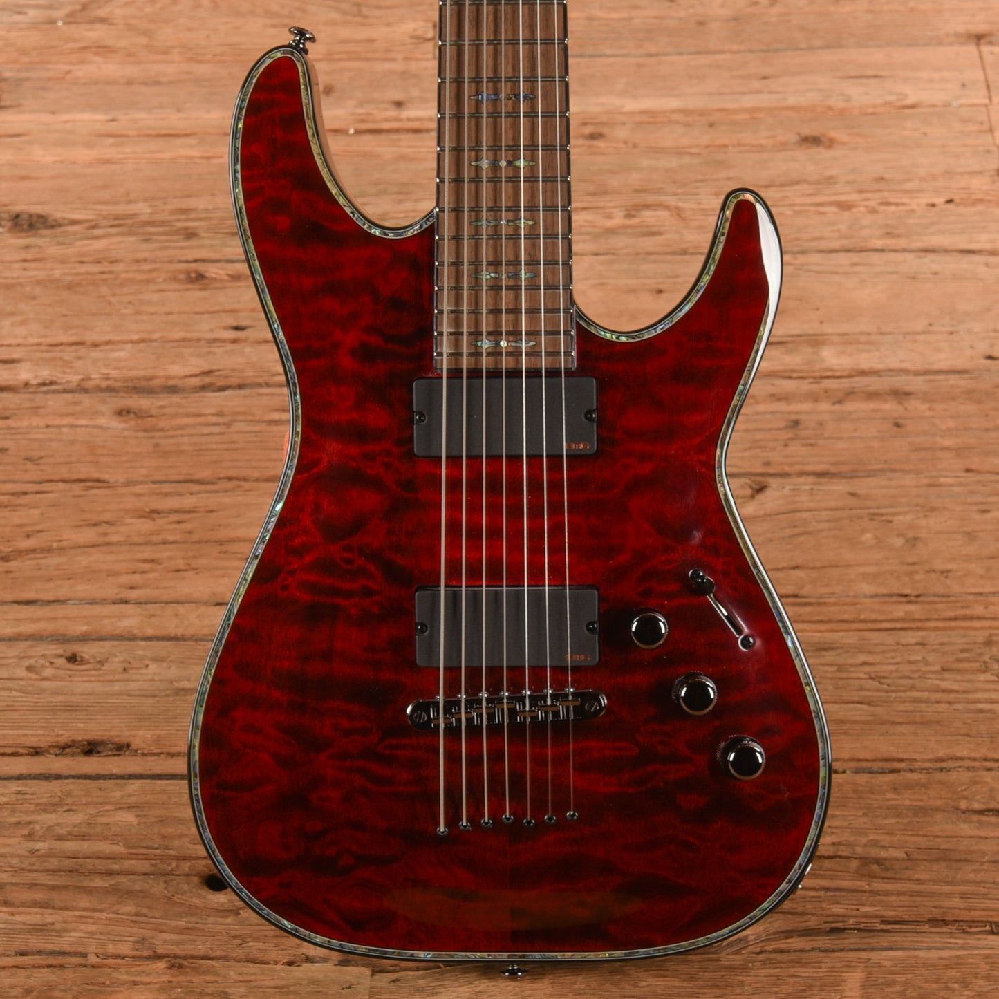 Schecter Hellraiser C-7 Black Cherry 2021 Electric Guitars
