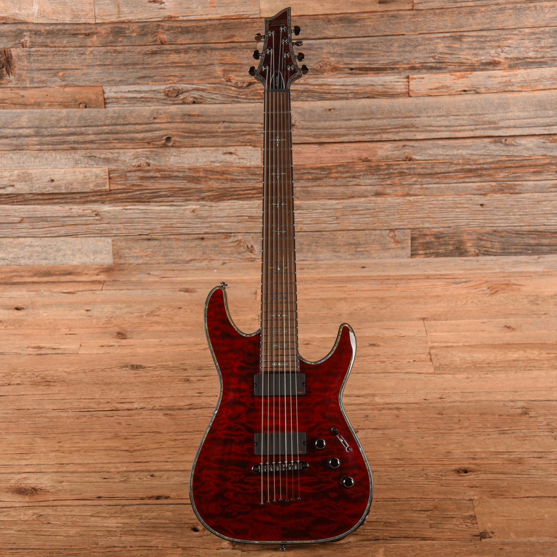 Schecter Hellraiser C-7 Black Cherry 2021 Electric Guitars