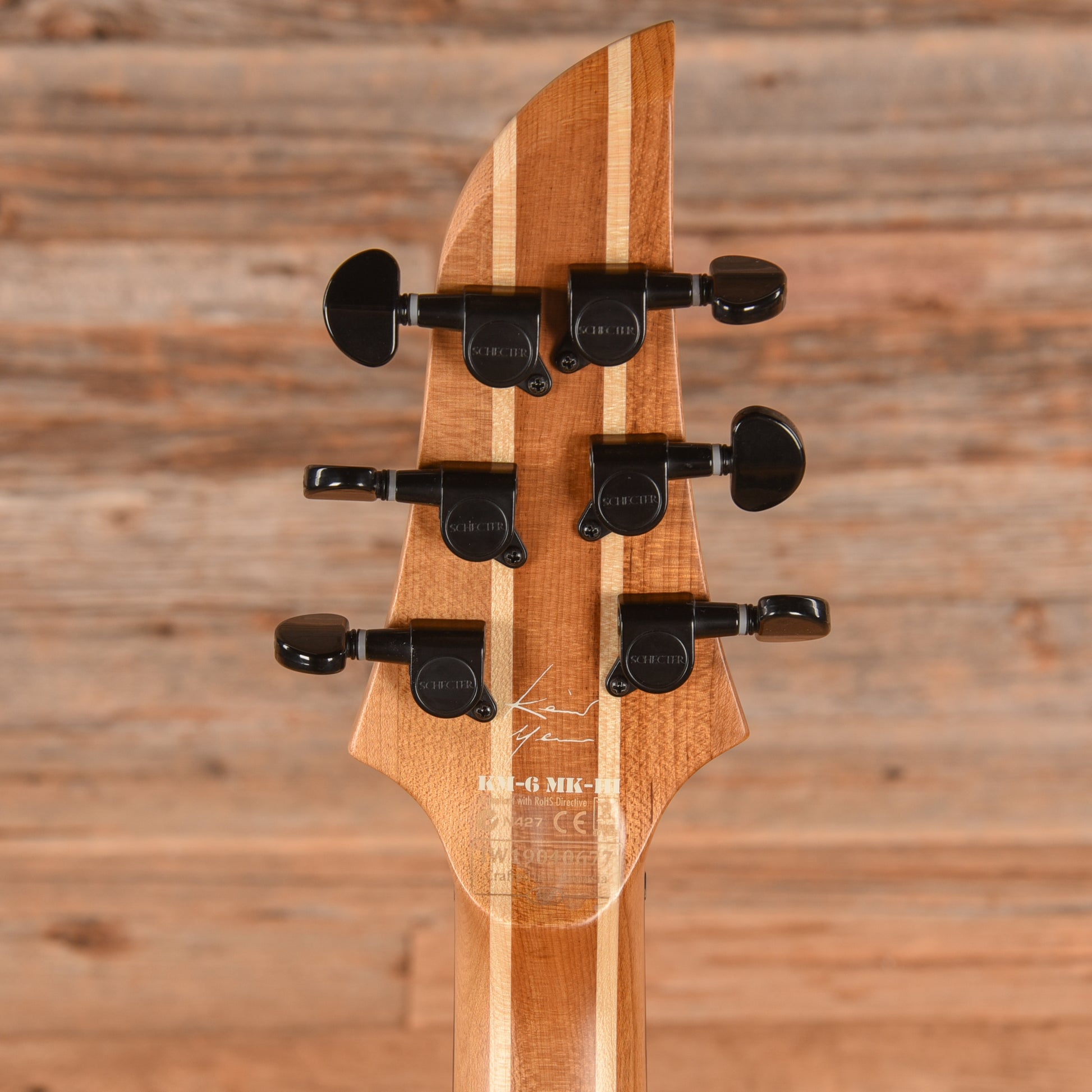 Schecter KM-6 Mk-III Keith Merrow Green Burst 2019 Electric Guitars