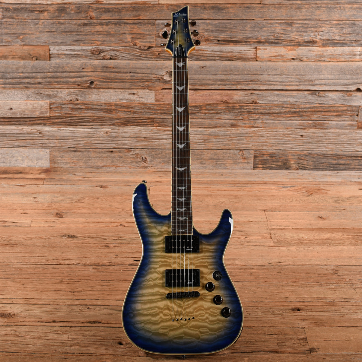 Schecter Omen Extreme 6 Ocean Blue Burst 2021 Electric Guitars