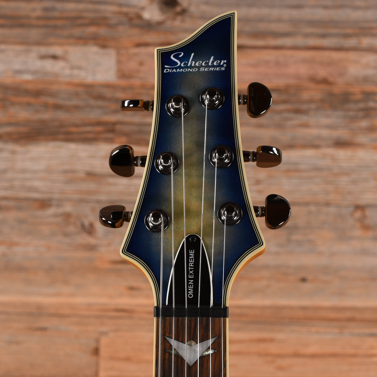Schecter Omen Extreme 6 Ocean Blue Burst 2021 Electric Guitars