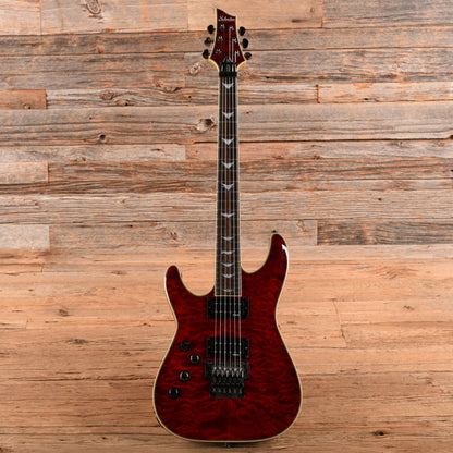 Schecter Omen Extreme-FR Red 2017 LEFTY Electric Guitars