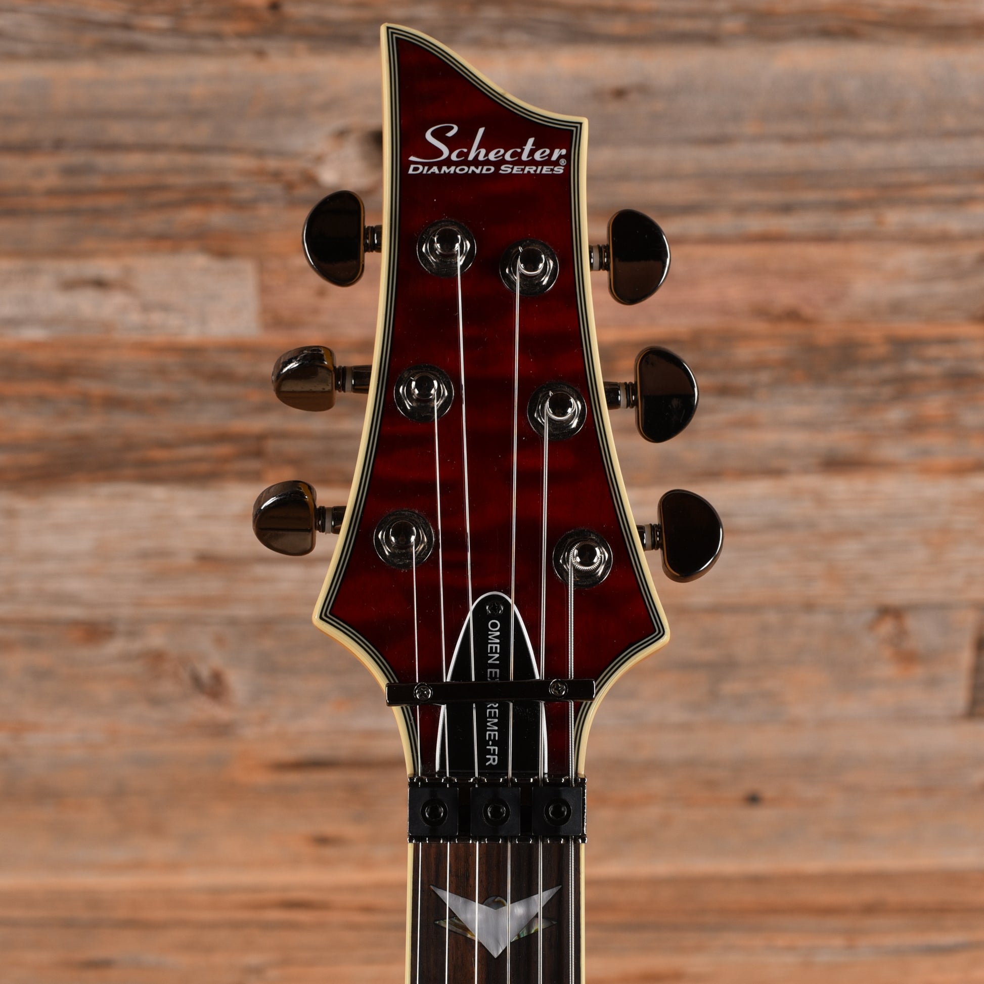 Schecter Omen Extreme-FR Red 2017 LEFTY Electric Guitars