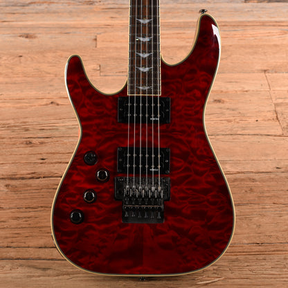 Schecter Omen Extreme-FR Red 2017 LEFTY Electric Guitars