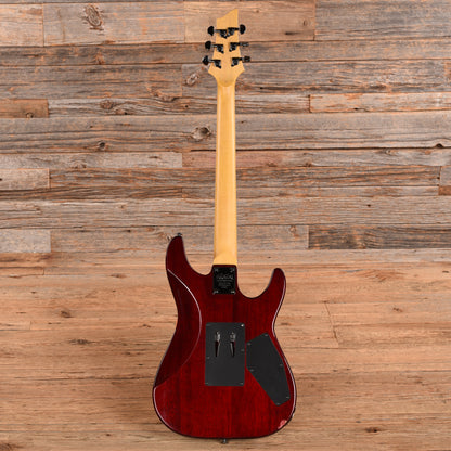 Schecter Omen Extreme-FR Red 2017 LEFTY Electric Guitars