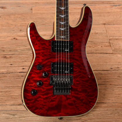 Schecter Omen Extreme-FR Red 2017 LEFTY Electric Guitars
