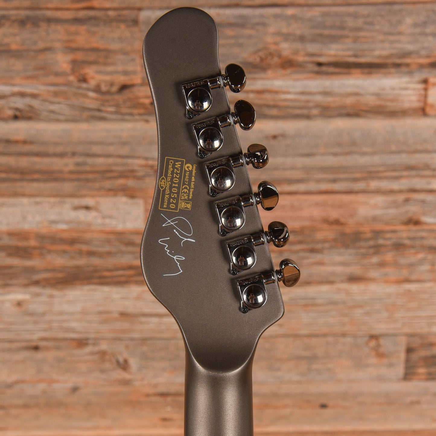 Schecter Paul Wiley Signature Noir Satin Carbon Grey 2022 Electric Guitars