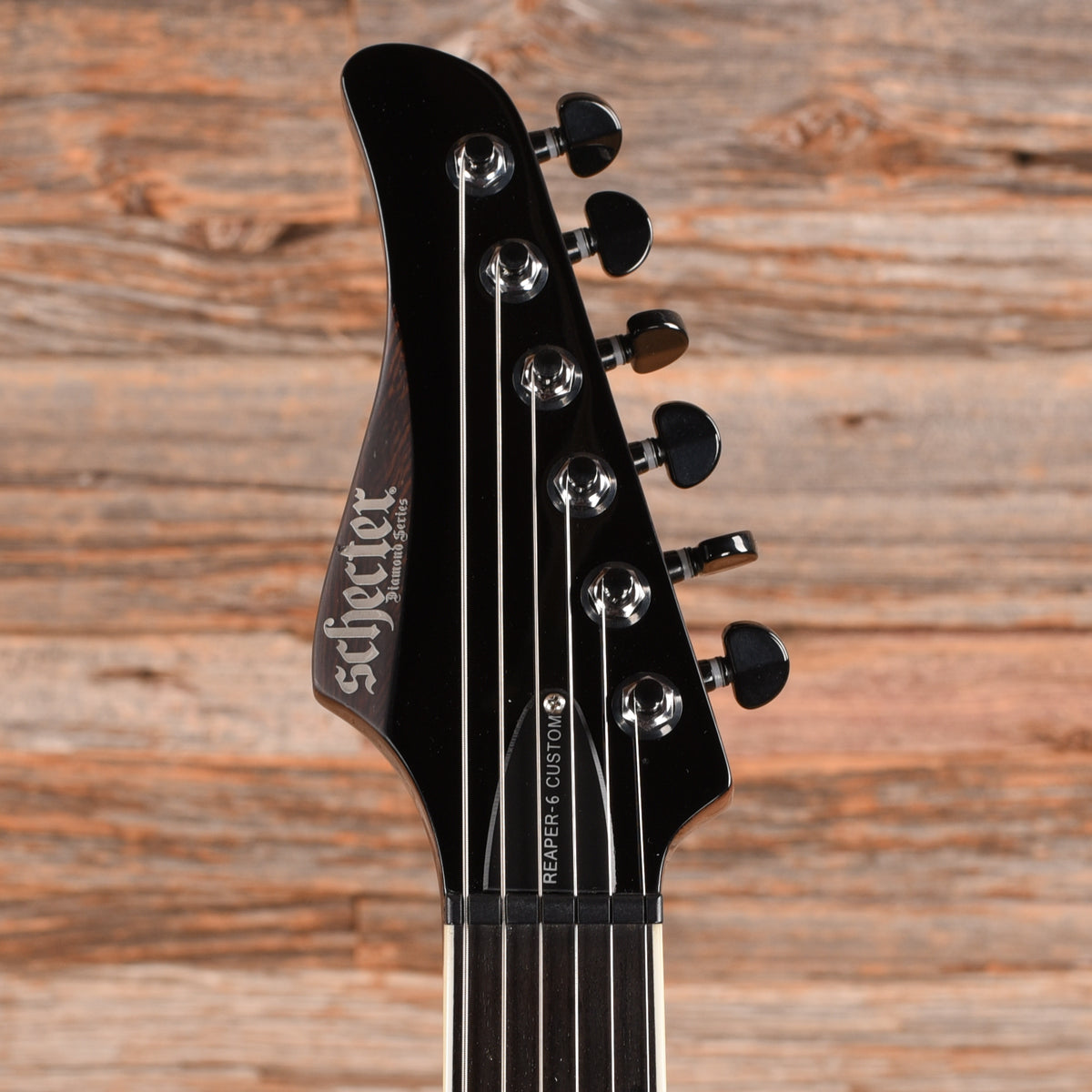 Schecter Reaper-6 Custom Black 2021 Electric Guitars