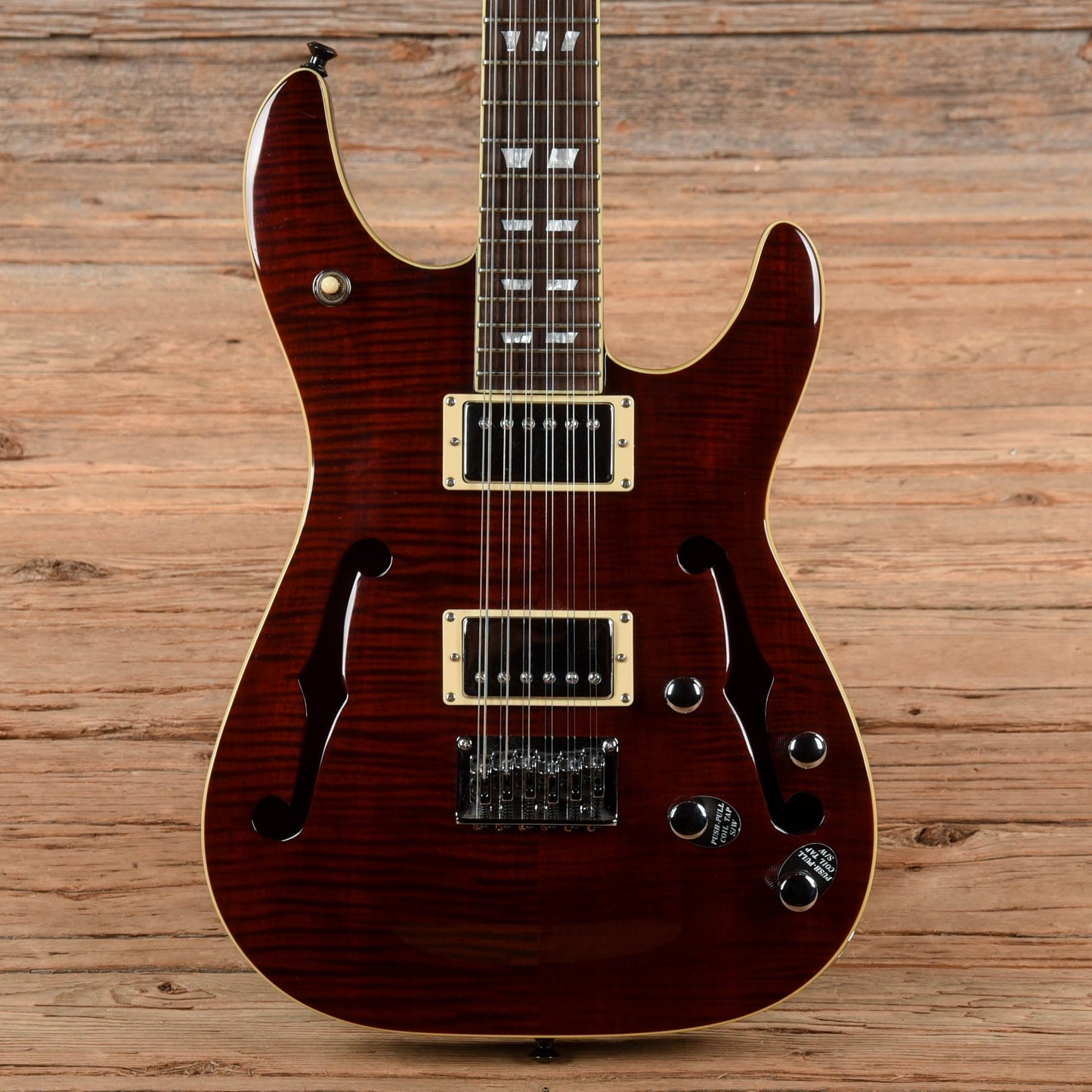 Schecter C/SH-12 Red 2006 Electric Guitars / Semi-Hollow