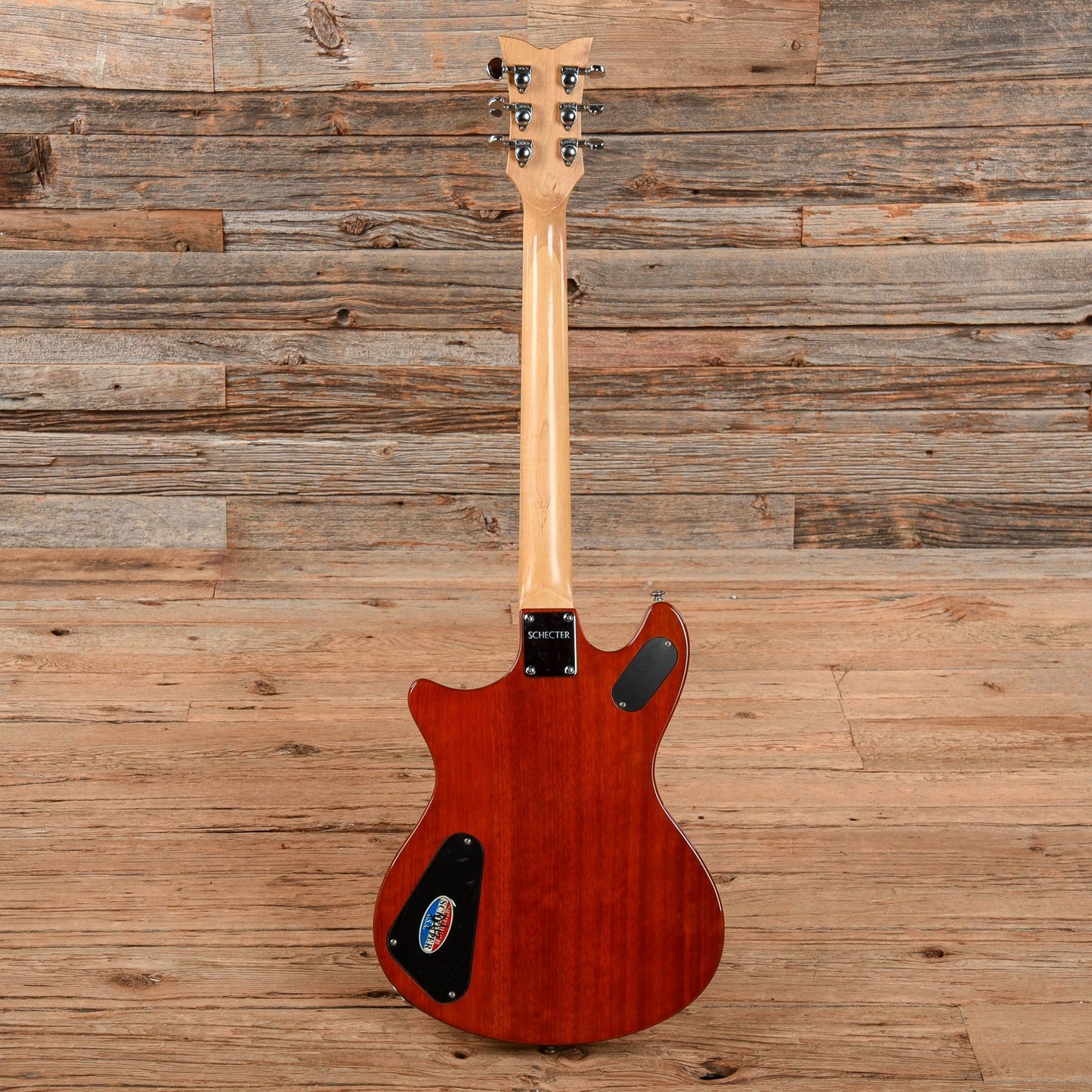 Schecter Diamond Series Tempest Orange Electric Guitars / Semi-Hollow