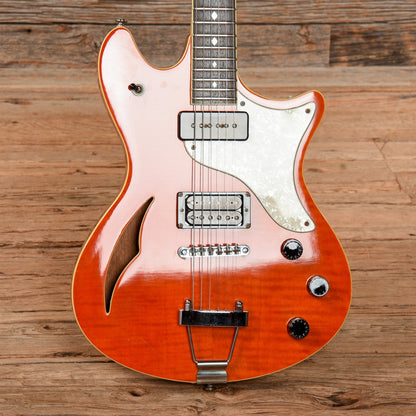 Schecter Diamond Series Tempest Orange Electric Guitars / Semi-Hollow