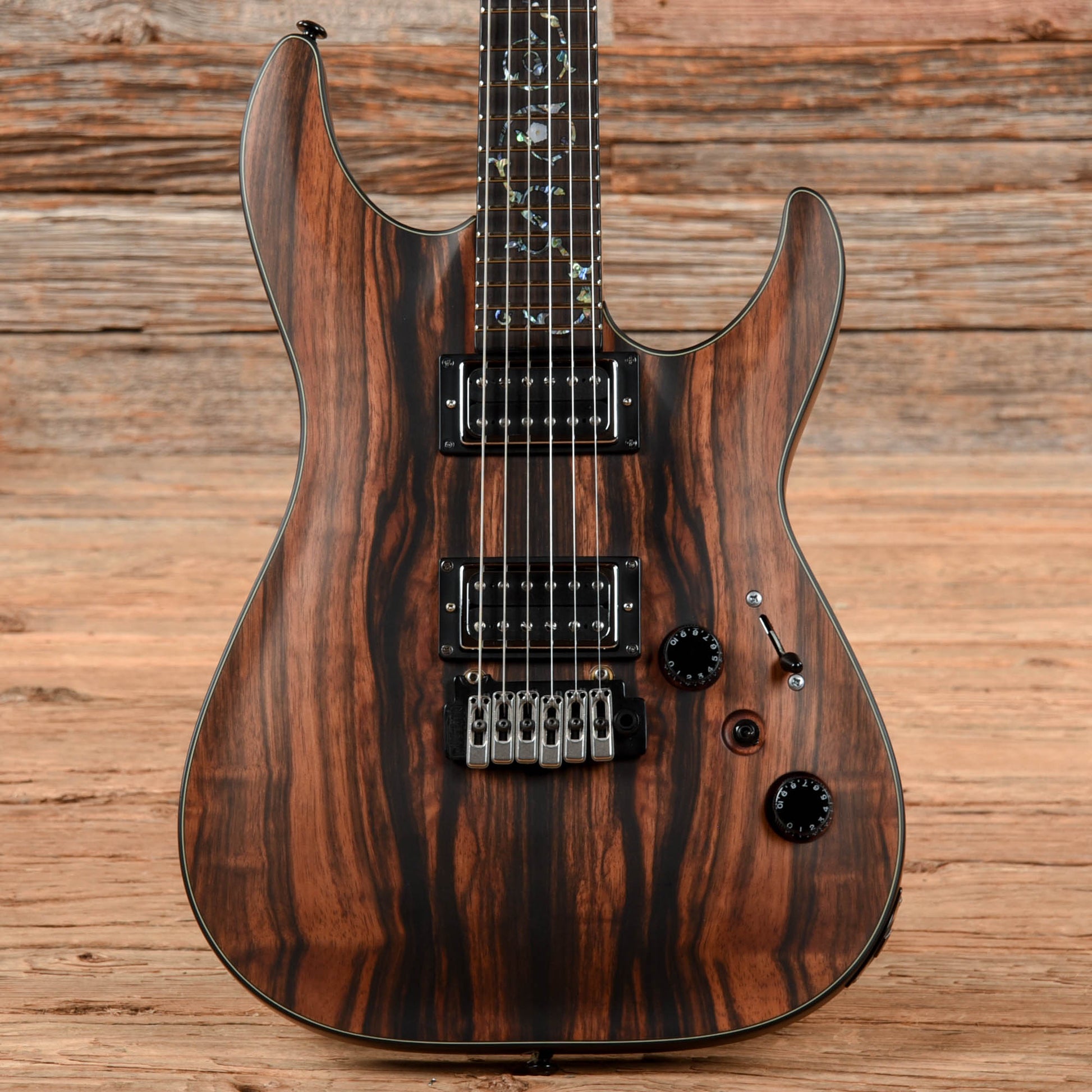 Schecter C-1 Exotic Ebony Brown 2019 Electric Guitars / Solid Body