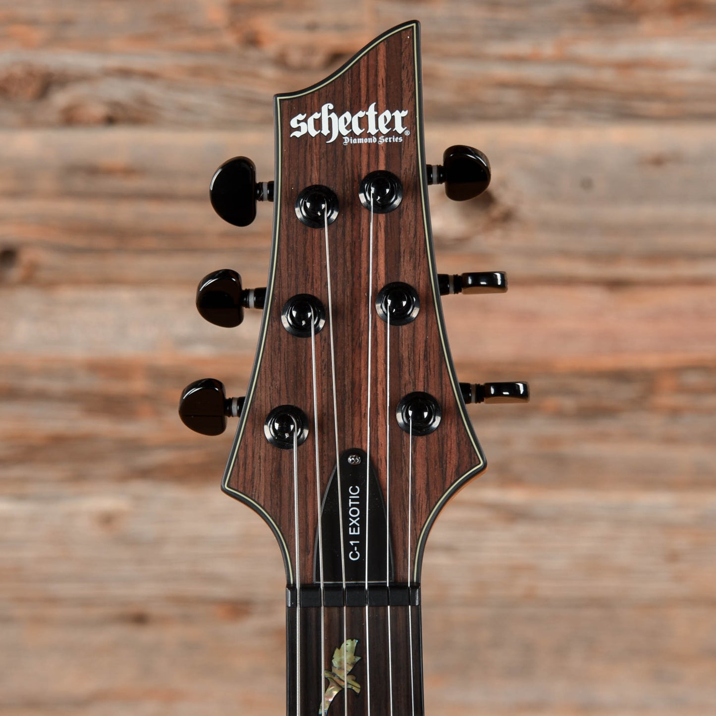 Schecter C-1 Exotic Ebony Brown 2019 Electric Guitars / Solid Body