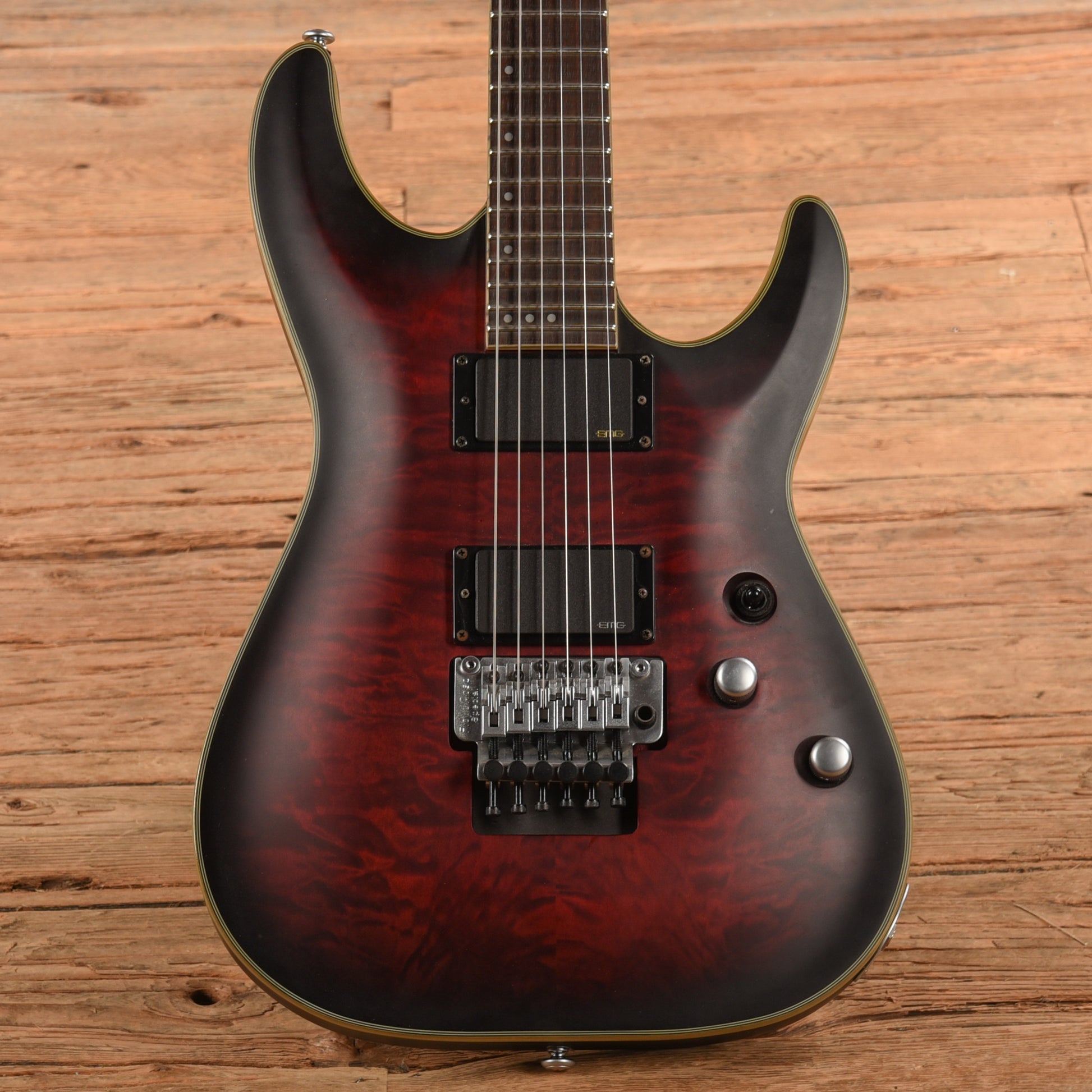 Schecter C-1 FR Platinum Red Burst 2014 Electric Guitars / Solid Body
