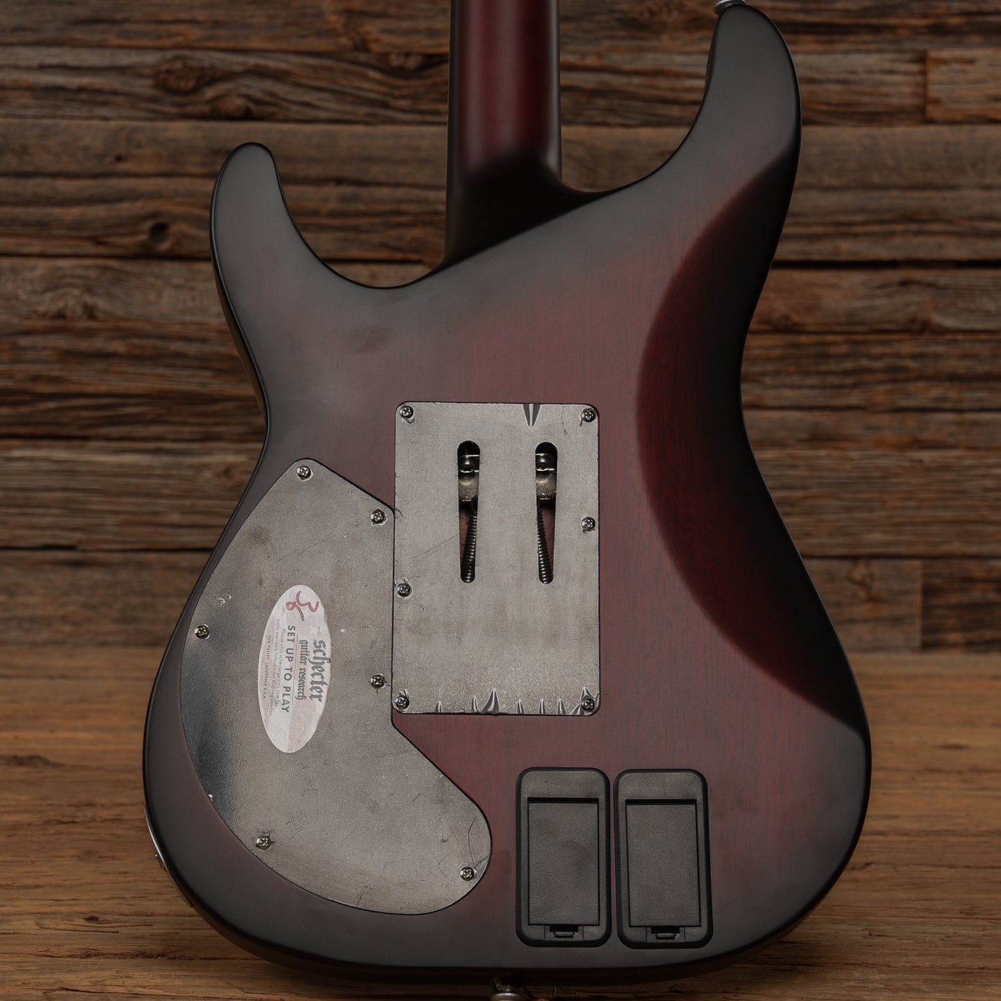 Schecter C-1 Platinum FR S Sustainiac Crimson Red Burst Satin Electric Guitars / Solid Body