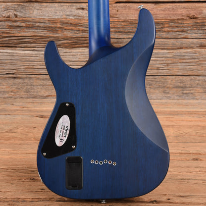 Schecter C-1 Platinum See-Thru Midnight Blue Satin 2021 Electric Guitars / Solid Body
