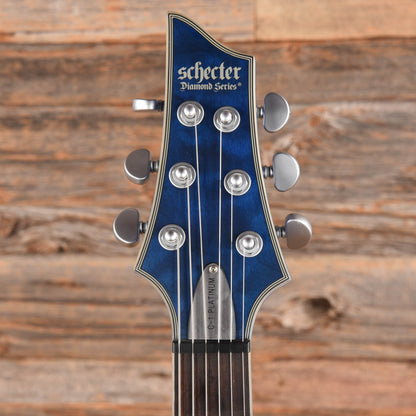 Schecter C-1 Platinum See-Thru Midnight Blue Satin 2021 Electric Guitars / Solid Body