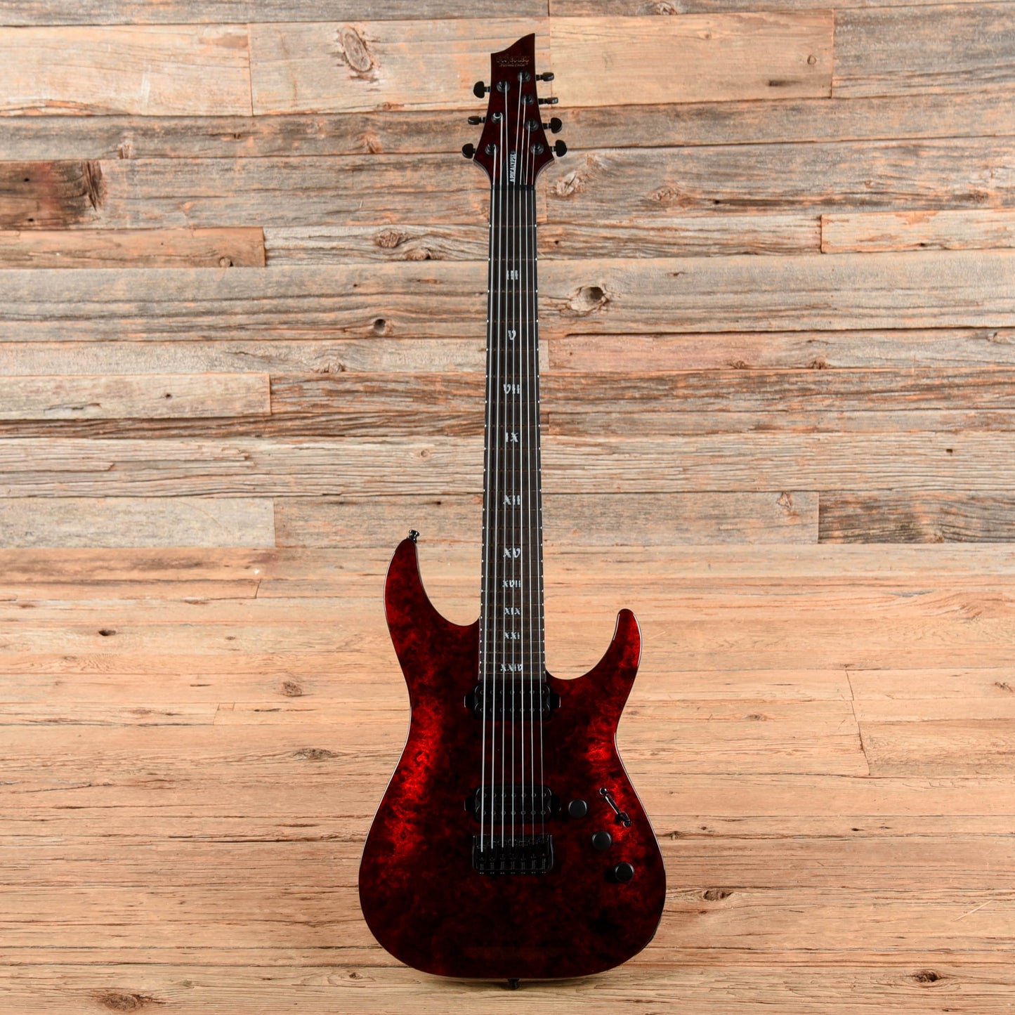 Schecter C-7 Apocalypse Red Reign 2021 Electric Guitars / Solid Body