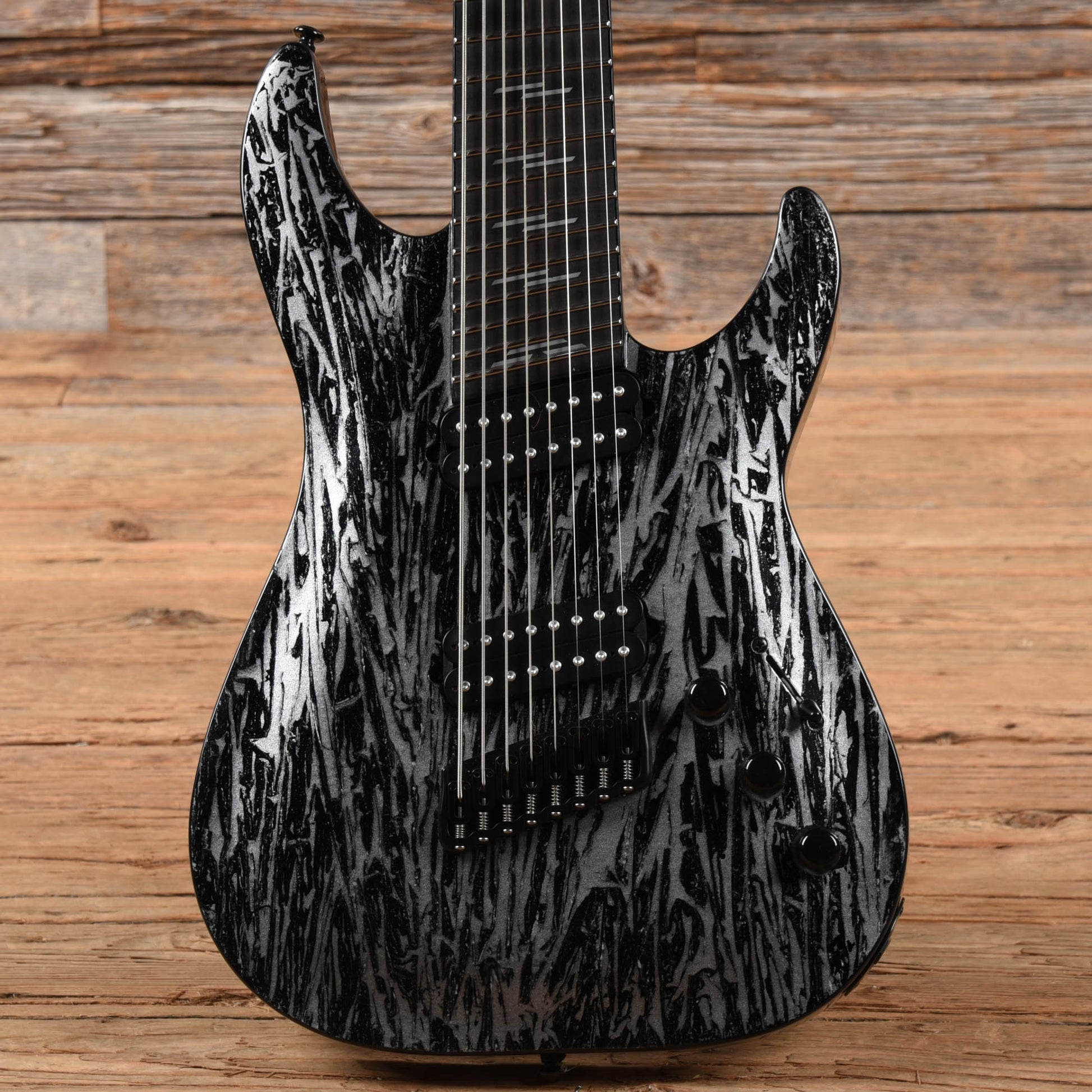 Schecter C-8 Silver Mountain Multi Scale Silver Mountain Electric Guitars / Solid Body
