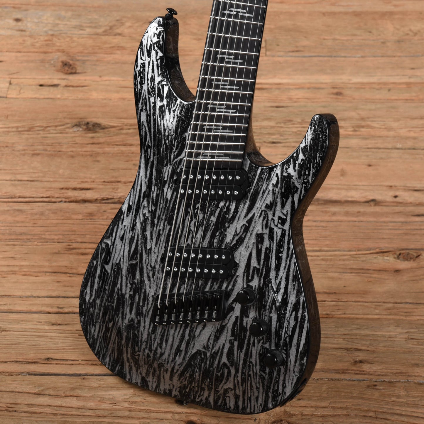 Schecter C-8 Silver Mountain Multi Scale Silver Mountain Electric Guitars / Solid Body