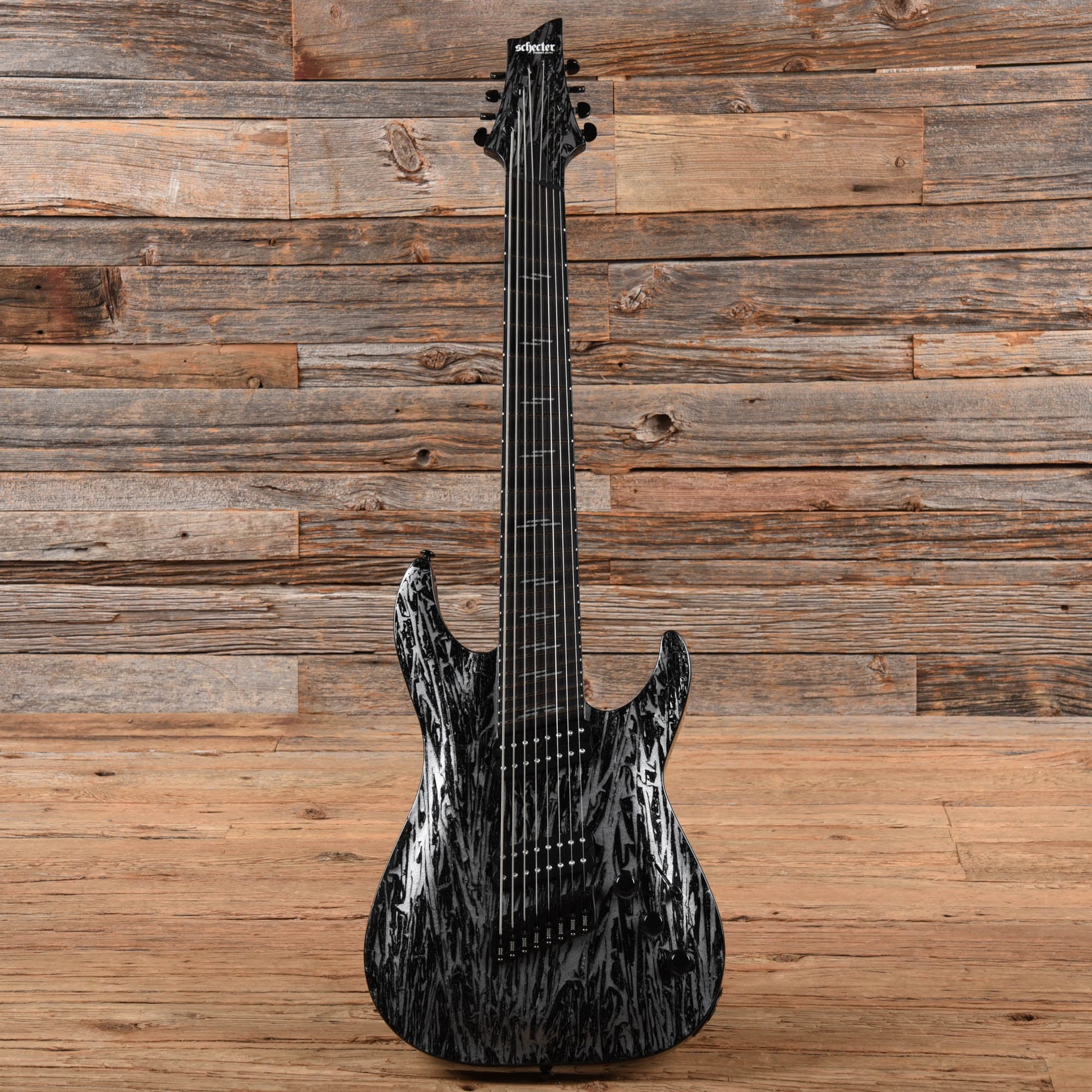 Schecter C-8 Silver Mountain Multi Scale Silver Mountain Electric Guitars / Solid Body